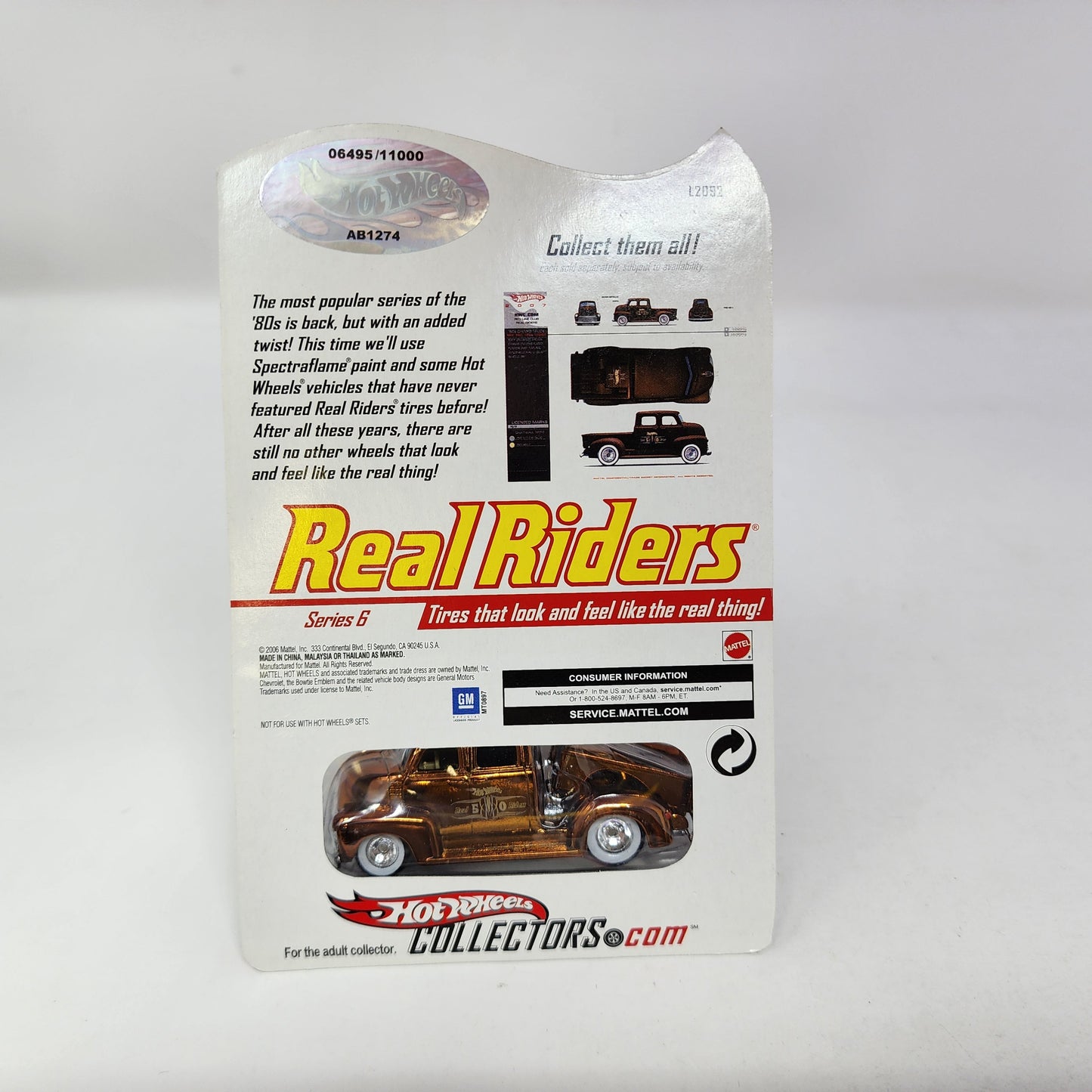 50s Chevy Truck Series 6 * Hot Wheels Red Line Club RLC Real Riders