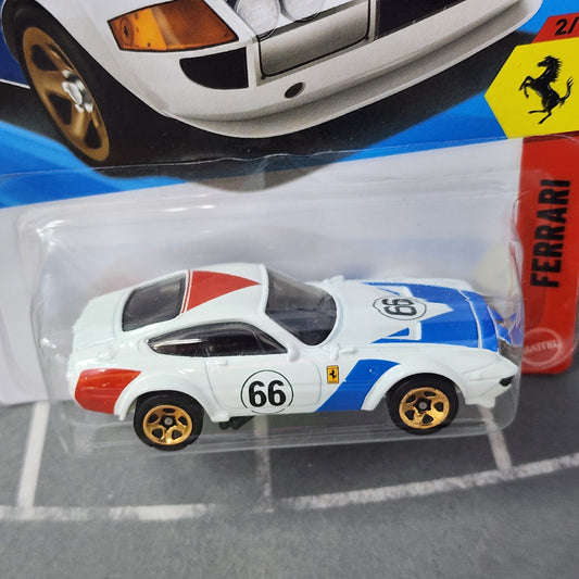 Ferrari 365 GTB4 Competizione #222 * WHITE * 2025 Hot Wheels