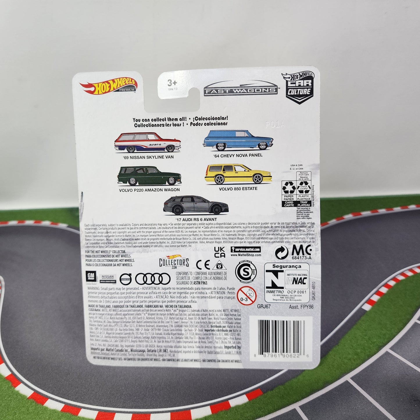 Volvo 850 Estate * Yellow * Hot Wheels Car Culture Fast Wagons