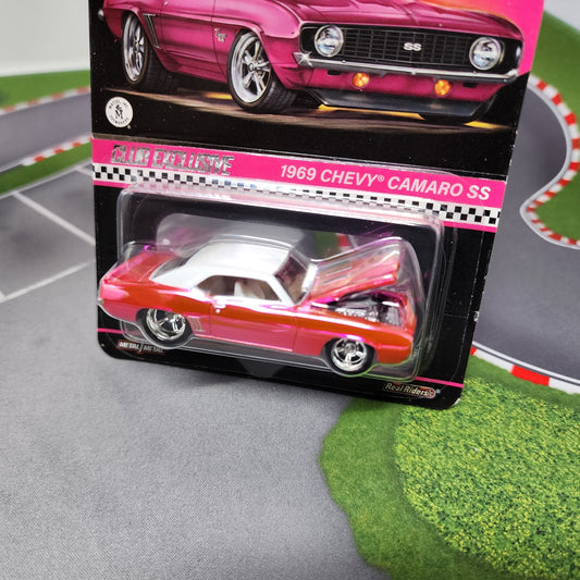 1969 chevy Camaro SS Pink * Hot Wheels Red Line Club RLC