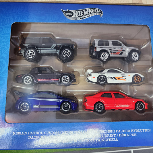 New! 2026 Streets of Japan 6 Pack * 2026 Hot Wheels Silver Series Collection