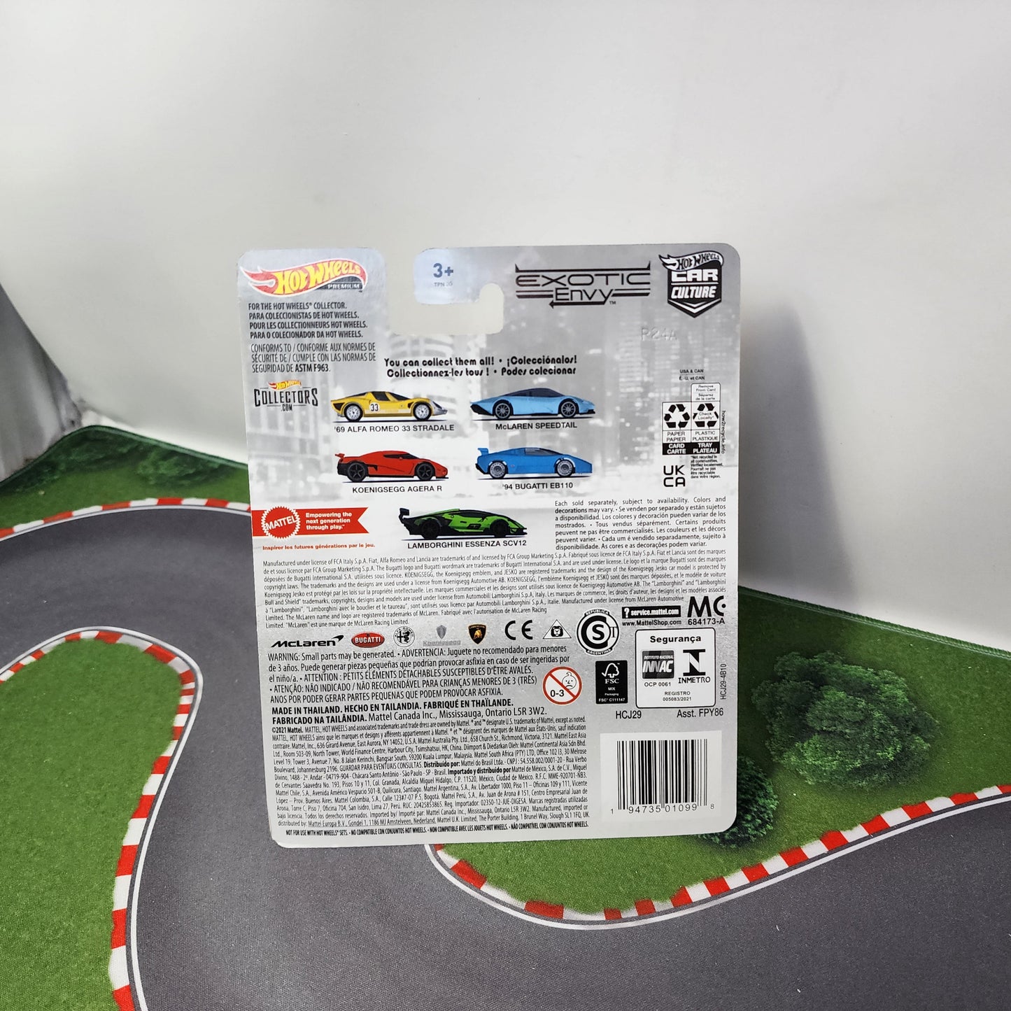 Lamborghini Essenza SCV12 #5 * Hot Wheels Car Culture Exotic Envy