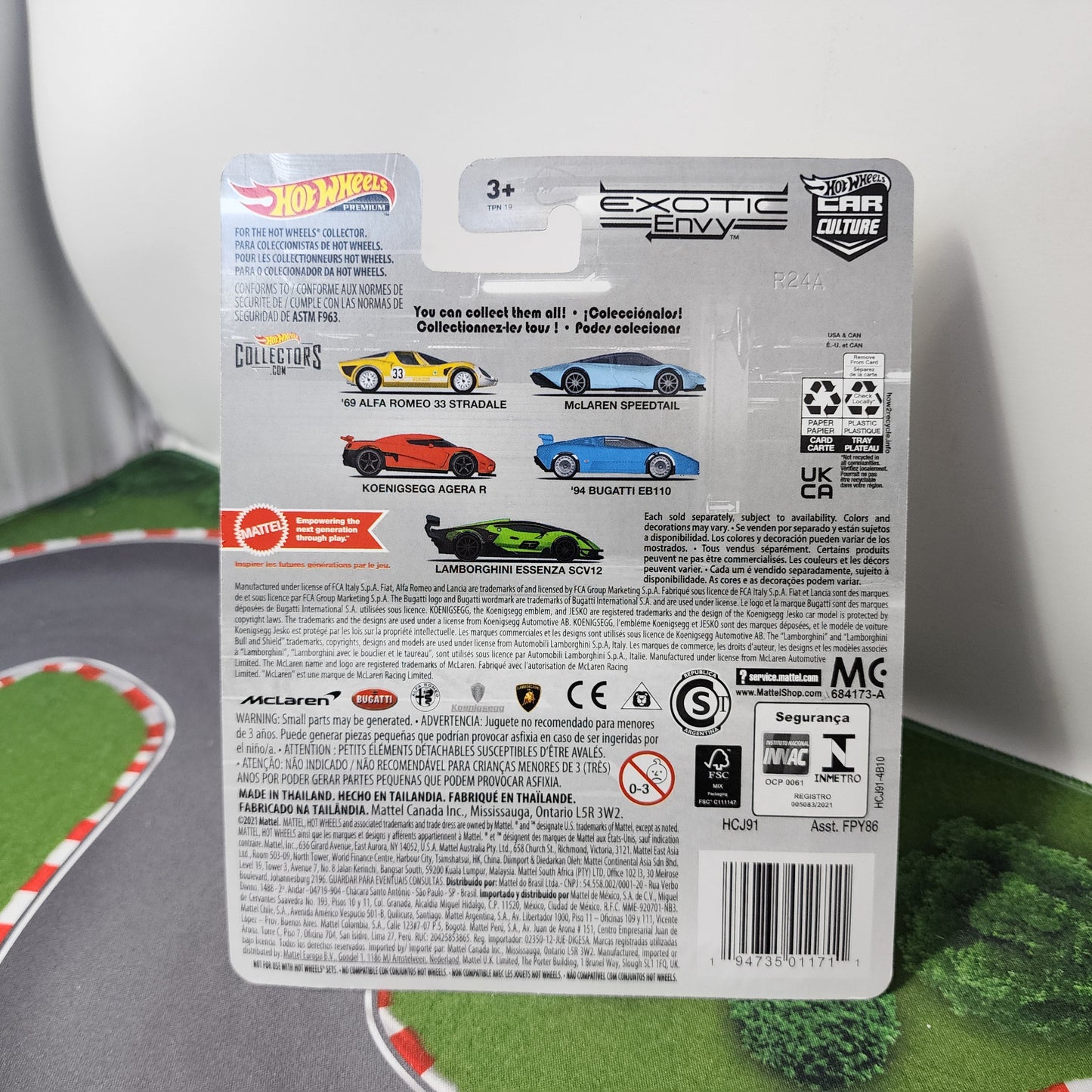 69 Alfa Romeo 33 Stradale #1 * Hot Wheels Car Culture Exotic Envy