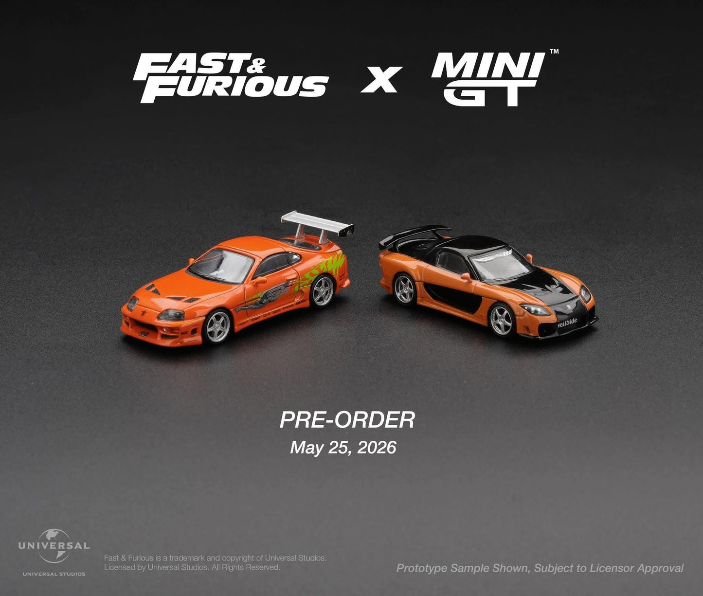 *PREORDER* MINIGT 1:64 Mazda RX-7 VeilSide Fortune 鈥淭he Fast and the Furious: Tokyo Drift鈥?Han Seoul-Oh