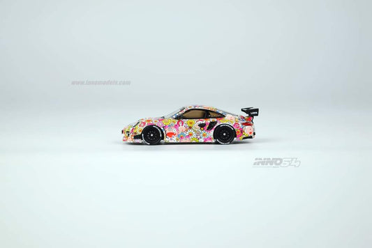 INNO Models 1:64 Porsche 997 Liberty Walk in Sunflower