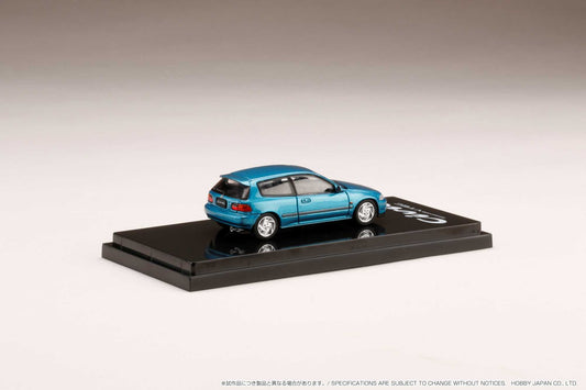 Hobby Japan 1:64 Honda Civic (EG6) SiR 鈪?with Engine Model in Tahitian Green Pearl