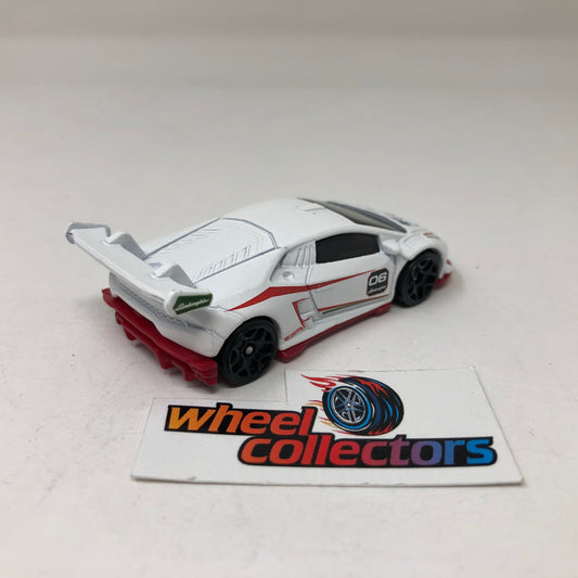 Lamborghini Huracan LP 620-2 Super Trofeo * White * Hot Wheels Loose 1:64 Scale