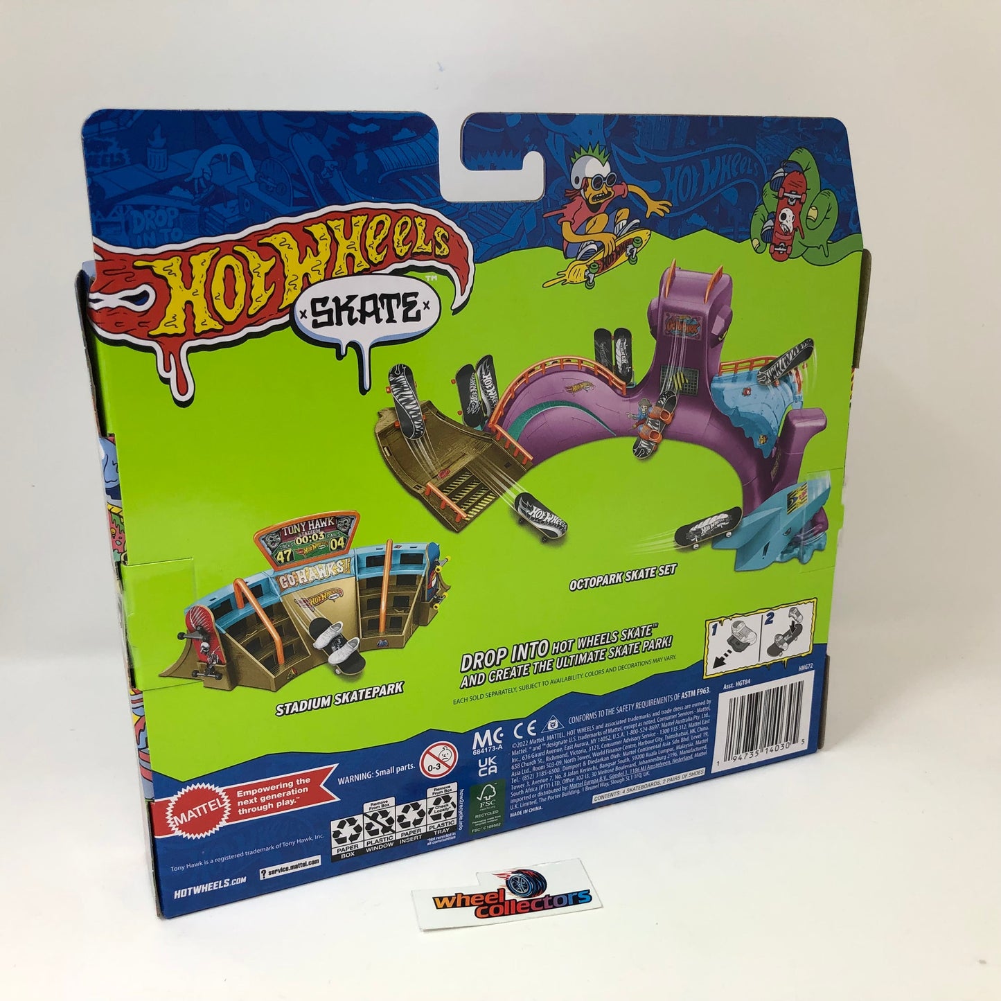 2023 Hot Wheels Skate * TRICKED OUT PACK w/ 4 Skate Boards by Tony Hawk & Shoes