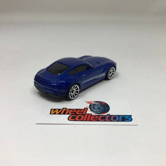 15 Mercedes-AMG GT * Blue * Hot Wheels Exotics European Series Loose 1:64 Scale
