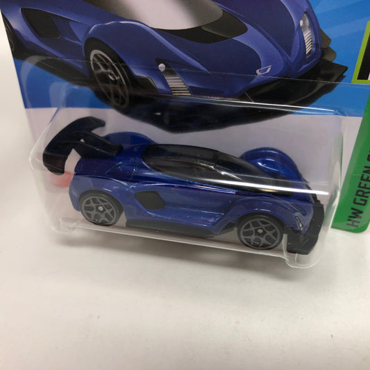 Czinger 21C #13 * Blue * 2024 Hot Wheels Basic Short Card Case A