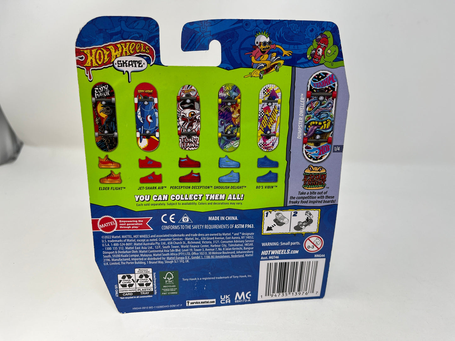 2023 Hot Wheels Skate Boards * Dumpster Dweller