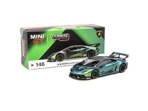 Tarmac Works 1:64 LB鈽匴ORKS Lamborghini Hurac谩n GT Magic Green LHD Version