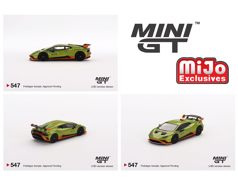 MINIGT 1:64 Lamborghini Hurac谩n STO in Verde Citrea