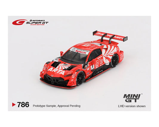 MINI GT 1:64 Japan Exclusive Honda NSX-GT 鈥淭ype S鈥?GT500 #8 鈥淎RTA MUGEN NSX-GT 鈥?ARTA 2023 SUPER GT Series