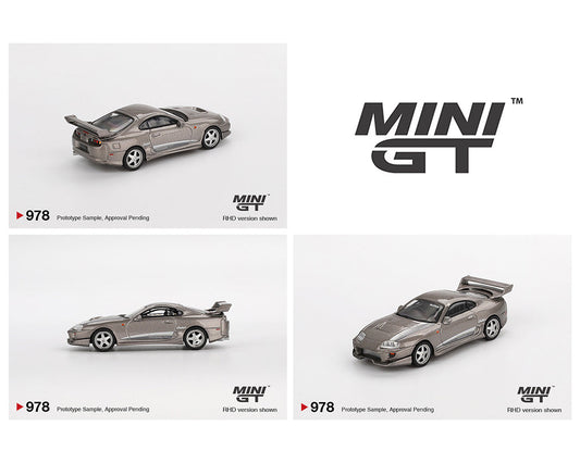 MINI GT 1:64 Toyota Supra VeilSide Combat V-II in Combat Grey