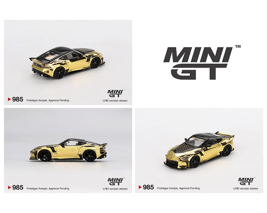 MINI GT 1:64 Nissan Z VeilSide FFZ400 in Gold Chrome