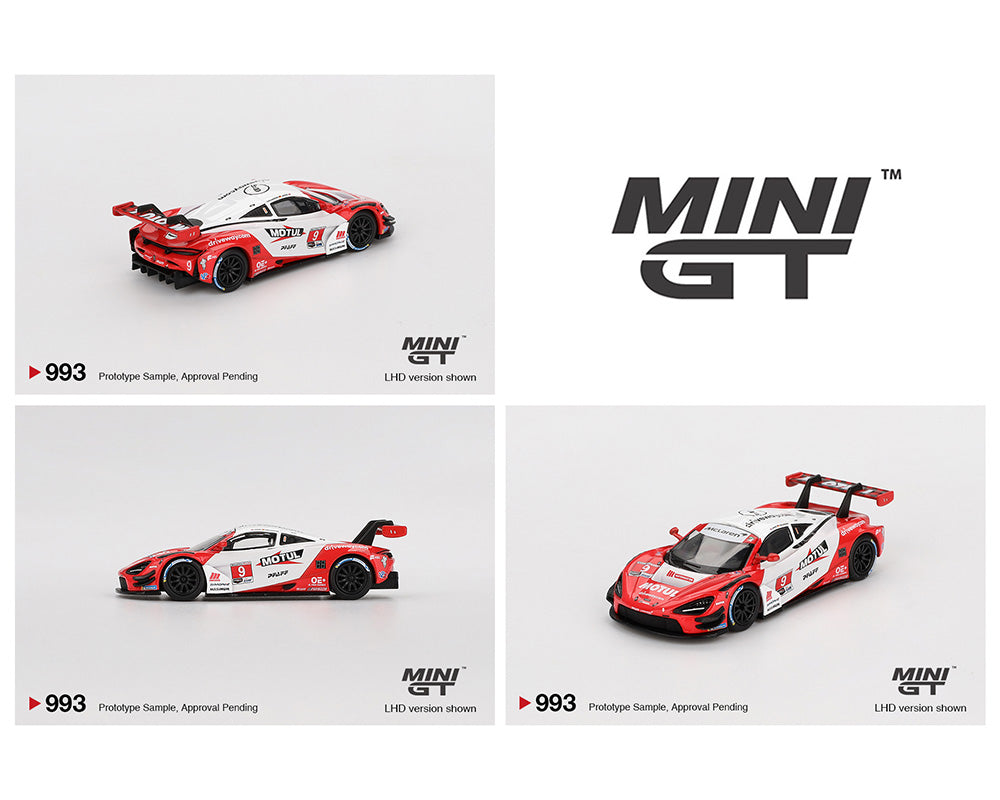 MINI GT 1:64 McLaren 720S GT3 Evo Pfaff Motorsports 2024 IMSA Laguna Seca
