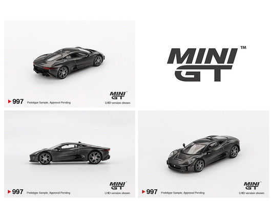 MINIGT 1:64 Jaguar C-X75 Test Car in Black