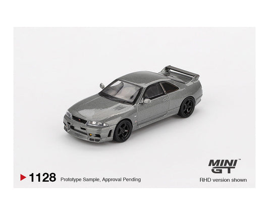 *PREORDER* MINI GT 1:64 NISSAN Skyline GT-R Dark Metal Gray (NISMO BCNR33 CRS Version)