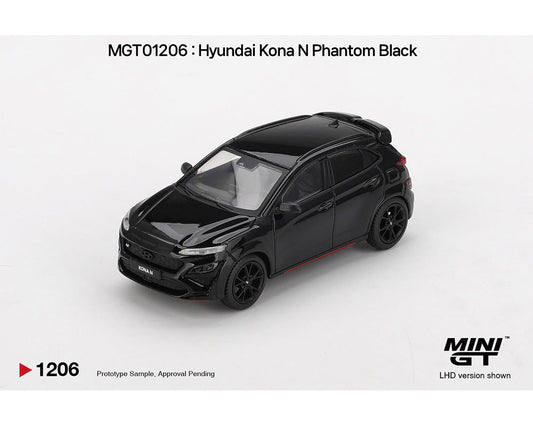 *PREORDER* MINIGT 1:64 Hyundai Kona N 鈥?Phantom Black 鈥?Korea Exclusive