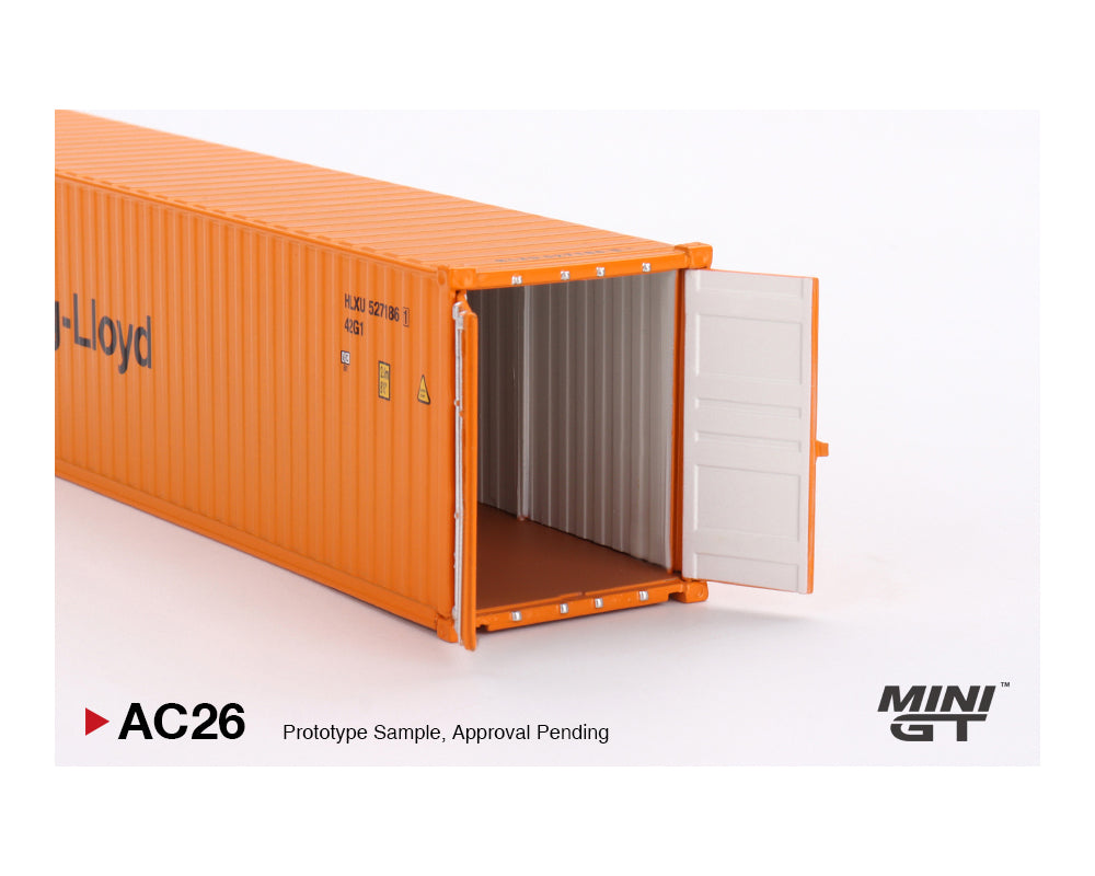 MINIGT 1:64 Dry Container 40鈥?鈥淗apag-Lloyd鈥?Edition