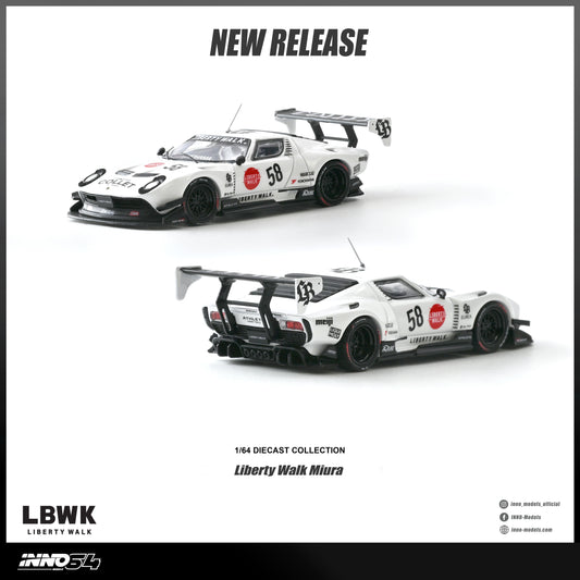 *PREORDER* INNO64 1:64 Lamborghini Miura GT LB-Silhouette WORKS