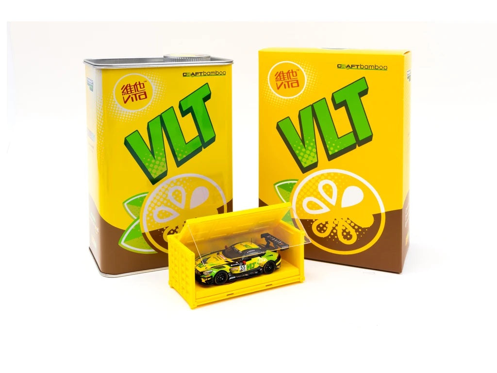 Tarmac Works 1:64 Mercedes-AMG GT3 GT World Challenge Asia ESPORTS Championship 2020 #55 with Container & Oil Can