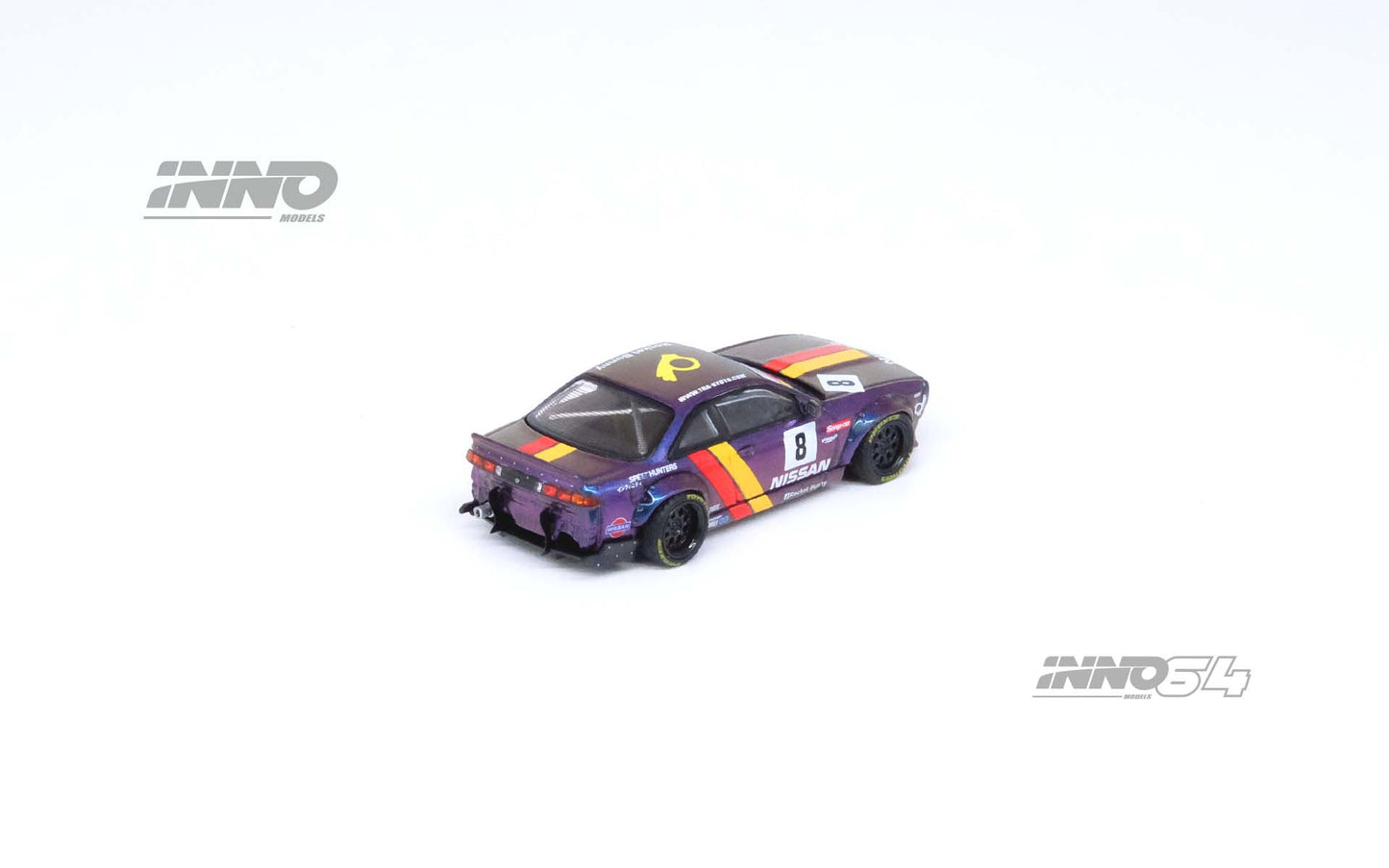 INNO64 1:64 Nissan Silvia (S14) BOSS "Rocket Bunny" in Purple