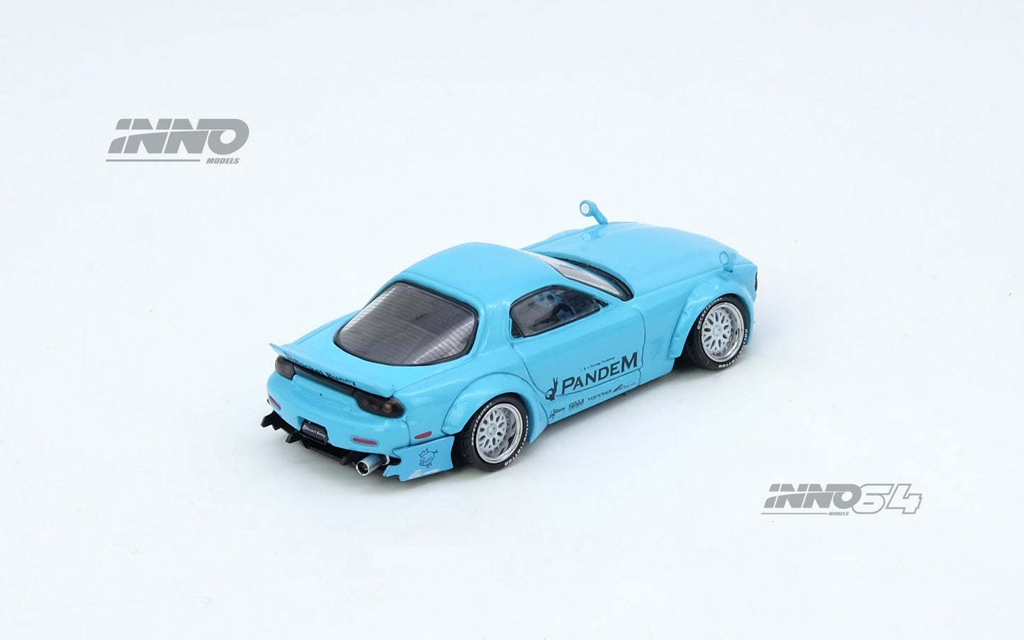 *PREORDER* INNO64 1:64 Pandem Rocket Bunny RX-7 (FD3S) in Tiffany Blue
