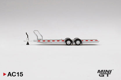 MINIGT 1:64 Car Hauler Trailer Type A in Silver