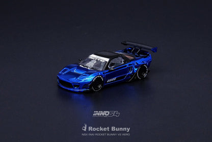 Honda NSX NA Rocket Bunny V2 Aero in Blue Metallic