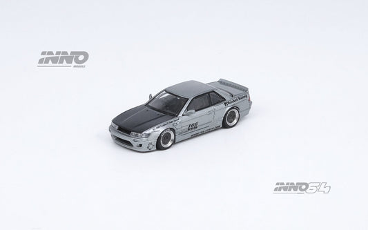 INNO64 1:64 Nissan S13 Silvia Pandem Rocket Bunny Edition in Silver