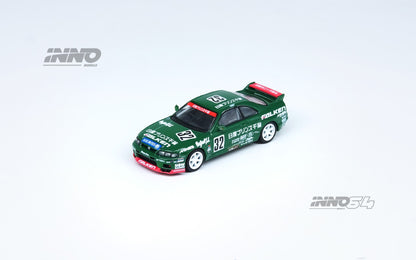 INNO64 1:64 Nissan GT-R (R33) #11 "PRINCE CHIBA FALKEN" N1 Super Endurance Series - Tokachi 24H 1996