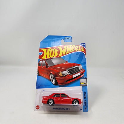 Mercedes-Benz 500 E #86 * RED * 2022 Hot Wheels