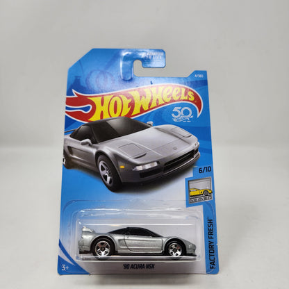 90 Acura NSX #4 * Silver * 2018 Hot Wheels