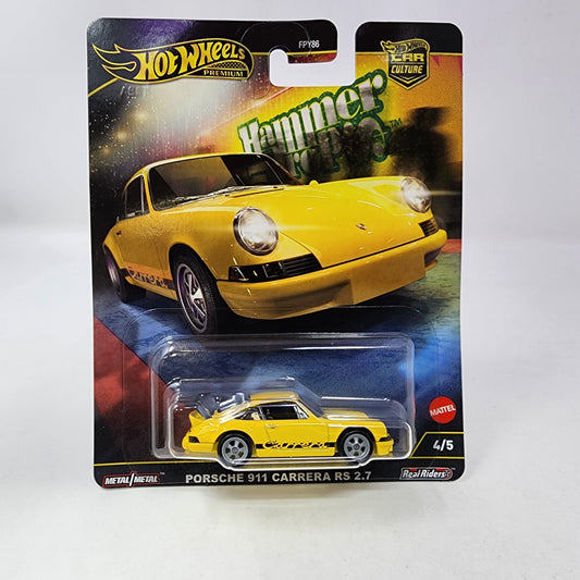 Porsche 911 Carrera RS2.7 #4/5 * 2025 Hot Wheels HAMMER DROP Car Culture Case F