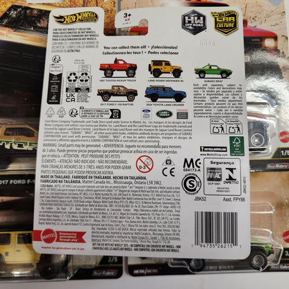 NEW OFF ROAD! * Set of 5 Cars * 2025 Hot Wheels Car Culture Off Road Case H