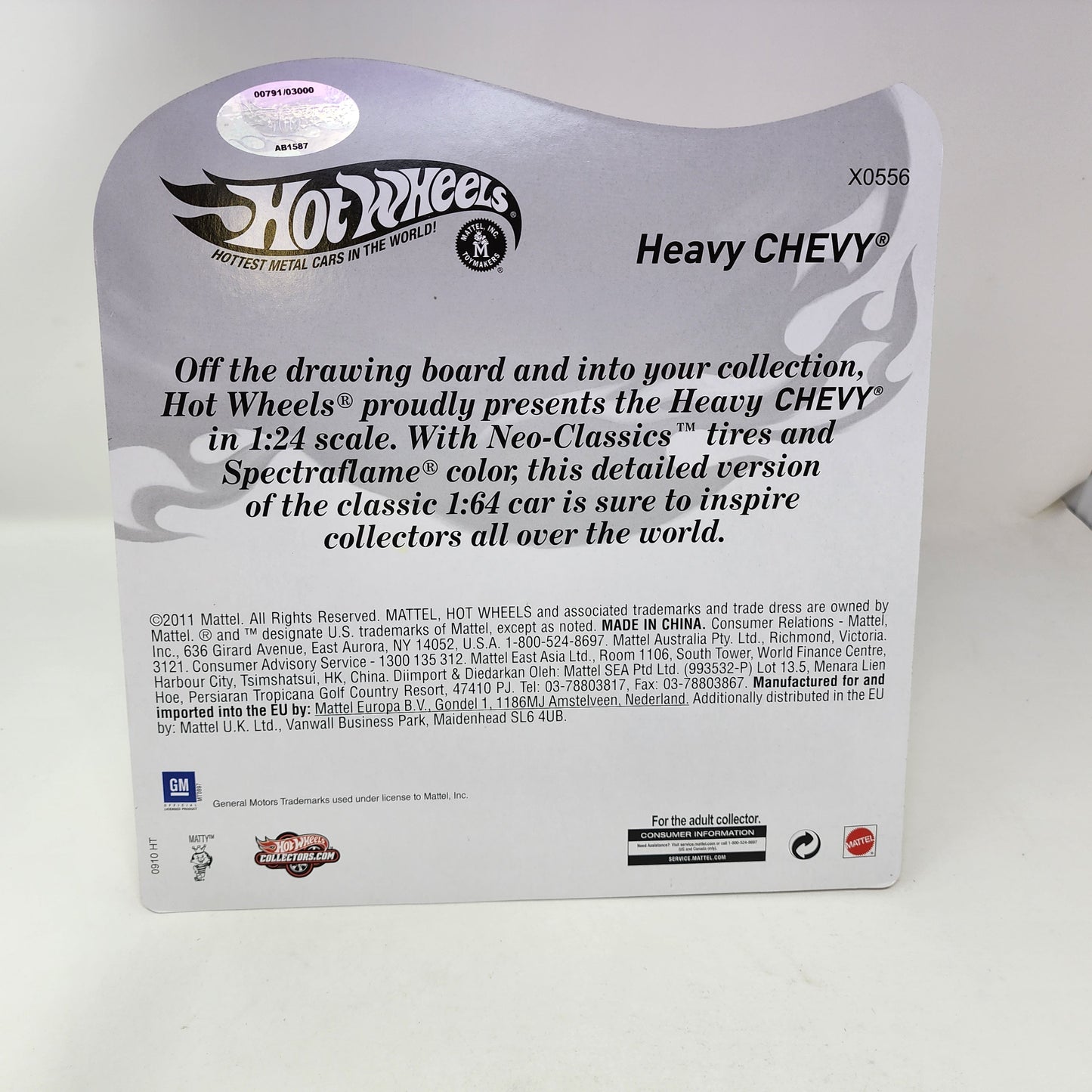 Heavy Chevy * Hot Wheels Red Line Club RLC * 1:24 Scale