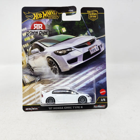 07 Honda Civic Type R * WHITE * 2025 Hot Wheels Car Culture RONIN RUN II