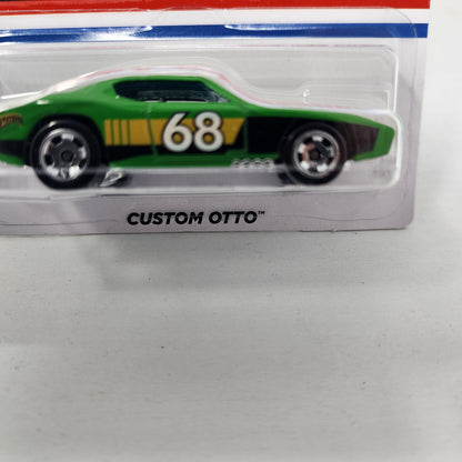 Custom Otto * Green * Hot Wheels Flying Customs