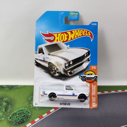 Datsun 620 #181 * WHITE * 2016 Hot Wheels