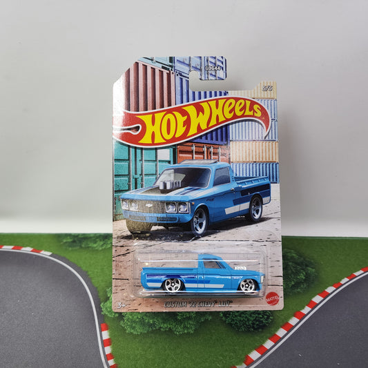 Custom '72 Chevy LUV * Blue * Hot Wheels Trucks Series