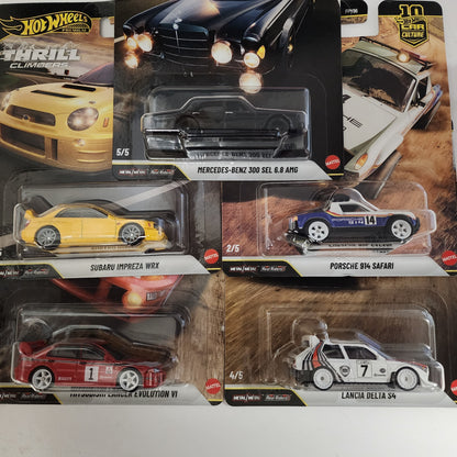Thrill Climbers * 5 Car Set * 2026 Hot Wheels Car Culture * Case Q