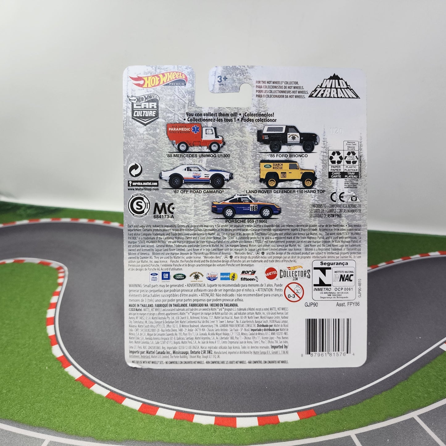 88 Mercedes Unimog U1300 * Hot Wheels Car Culture WILD TERRAIN
