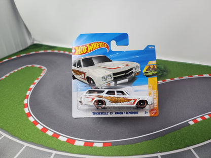 70 Chevelle SS Wagon #110 * White * Short Card 2026 Hot Wheels Case F