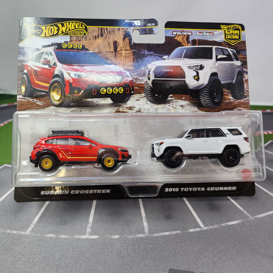 Subaru Crosstrek & 2018 Toyota 4Runner * 2025 Hot Wheels Car Culture 2-Pack Twin Pack