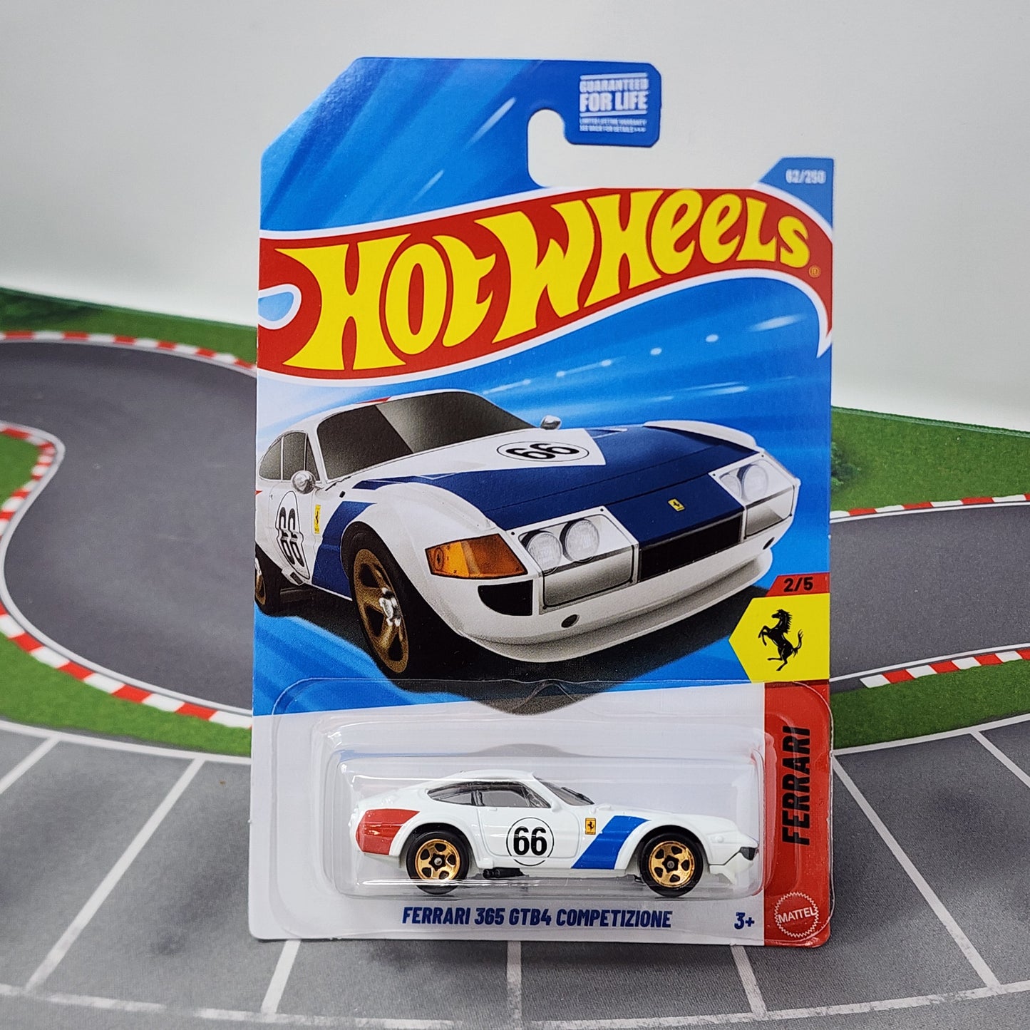 Ferrari 365 GTB4 Competizione #222 * WHITE * 2025 Hot Wheels
