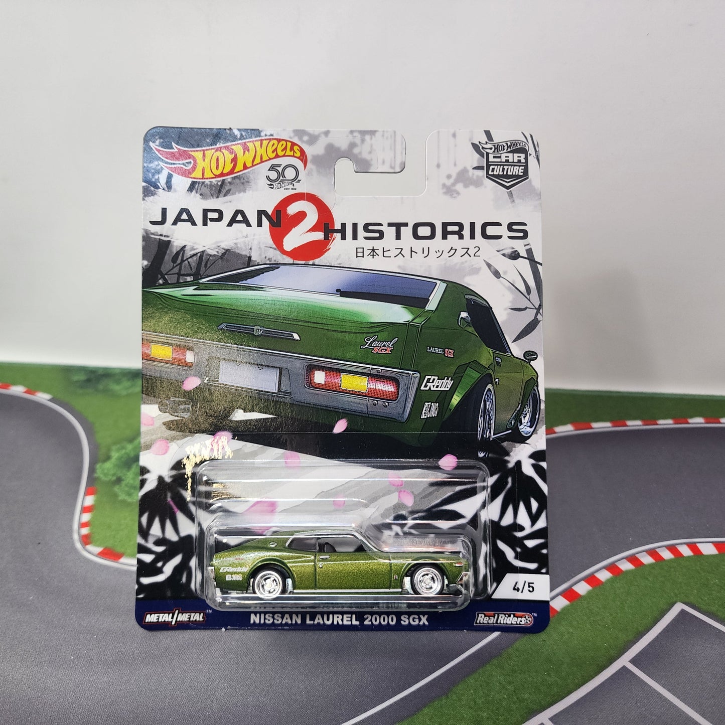 Nissan Laurel 2000 SGX * Green * Hot Wheels Car Culture Japan Historics
