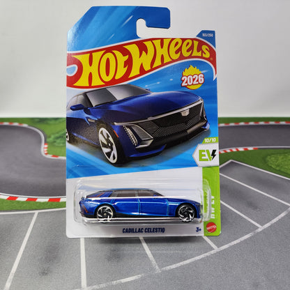 Cadillac Celestiq #163 * Blue * 2026 Hot Wheels Case J