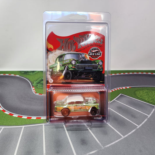 55 chevy Bel air Gasser Triassic-Five * Hot Wheels Red Line Club RLC